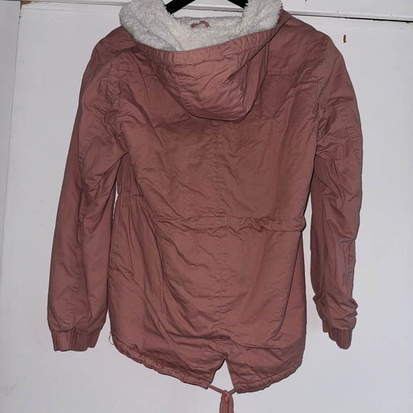 Love Tree Pink Utility Jacket with Drawstring Waist - Picture 3 of 3